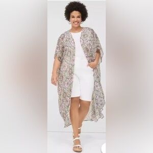 Lane Bryant Open Front Overpiece, One Size Fits Most